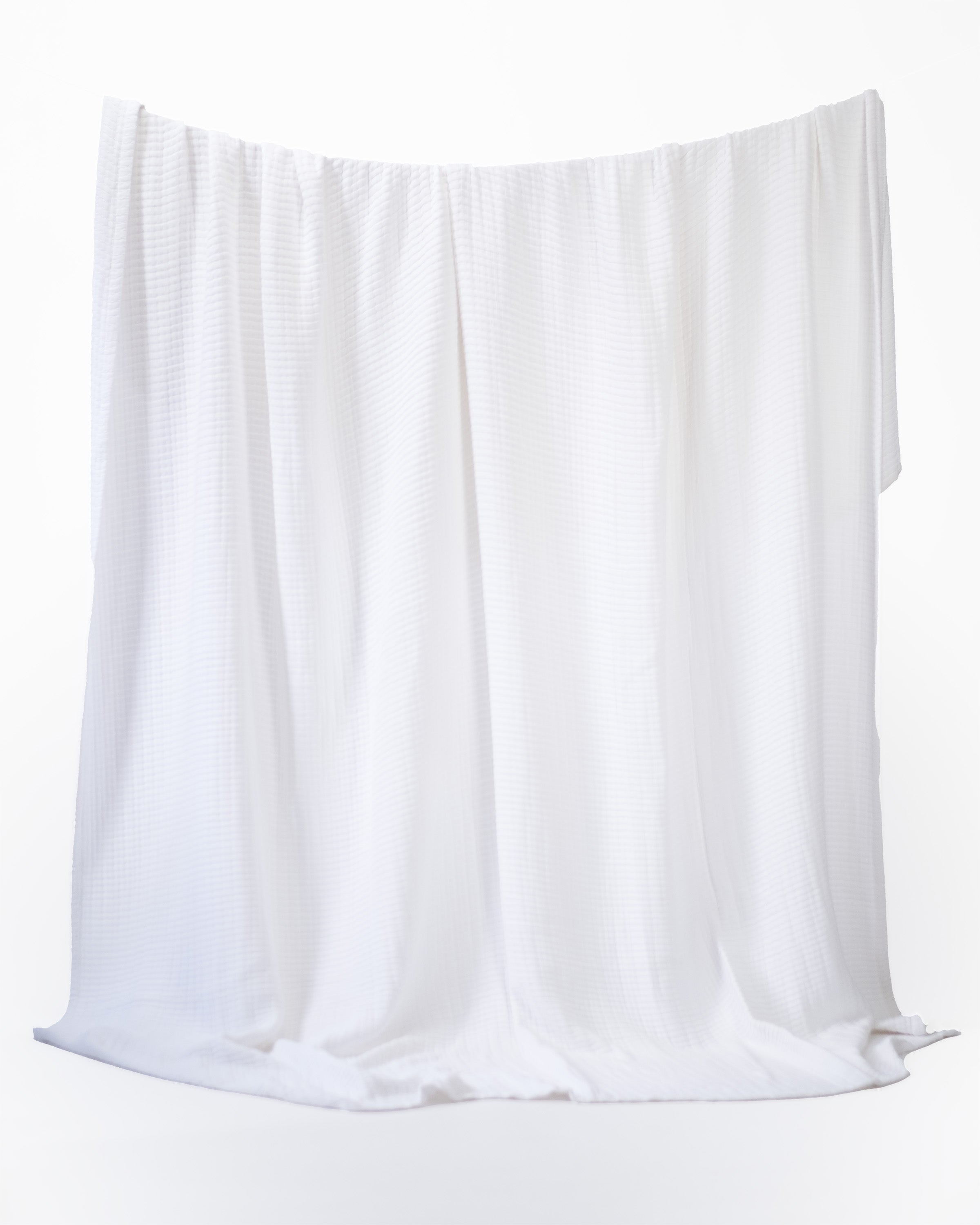 The Stitched Cotton Quilt in White