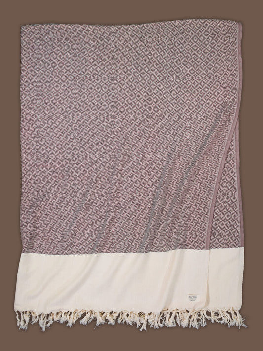 The Hamptons Blanket in Brown