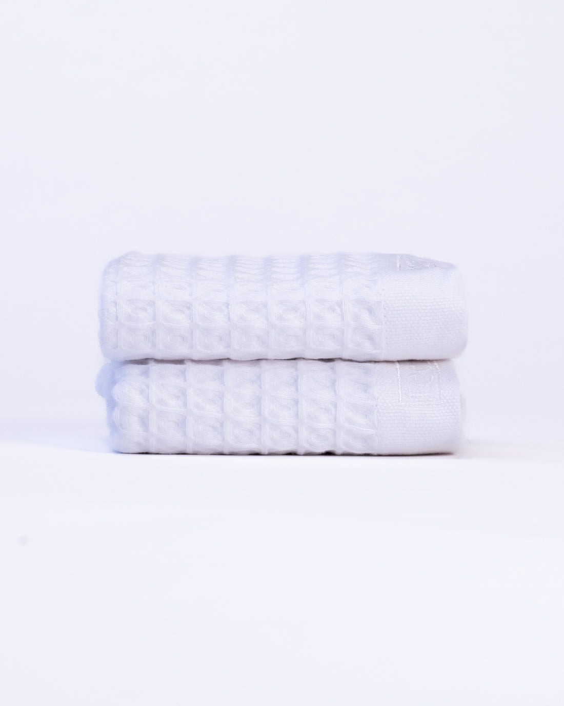 The Waffle Hand Towels in White