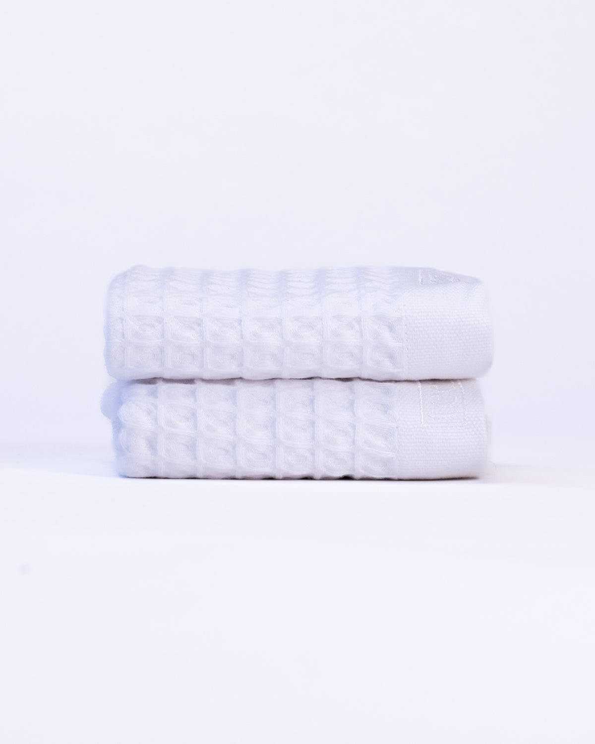 The Waffle Hand Towels in White