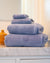 Ribbed Bath Towels in Spa