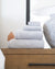 Ribbed Bath Towels in Stone