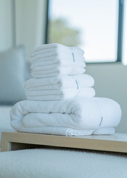 Luxe Bath Towels in White