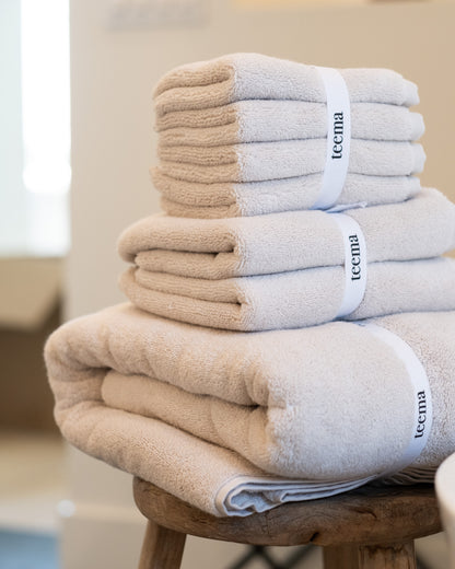 Luxe Bath Towels in Sand