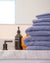 Ribbed Bath Towels in Spa