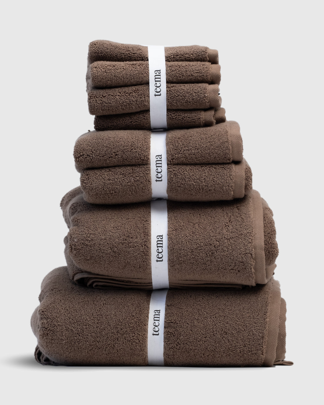 The Luxe Washcloths in Chocolate