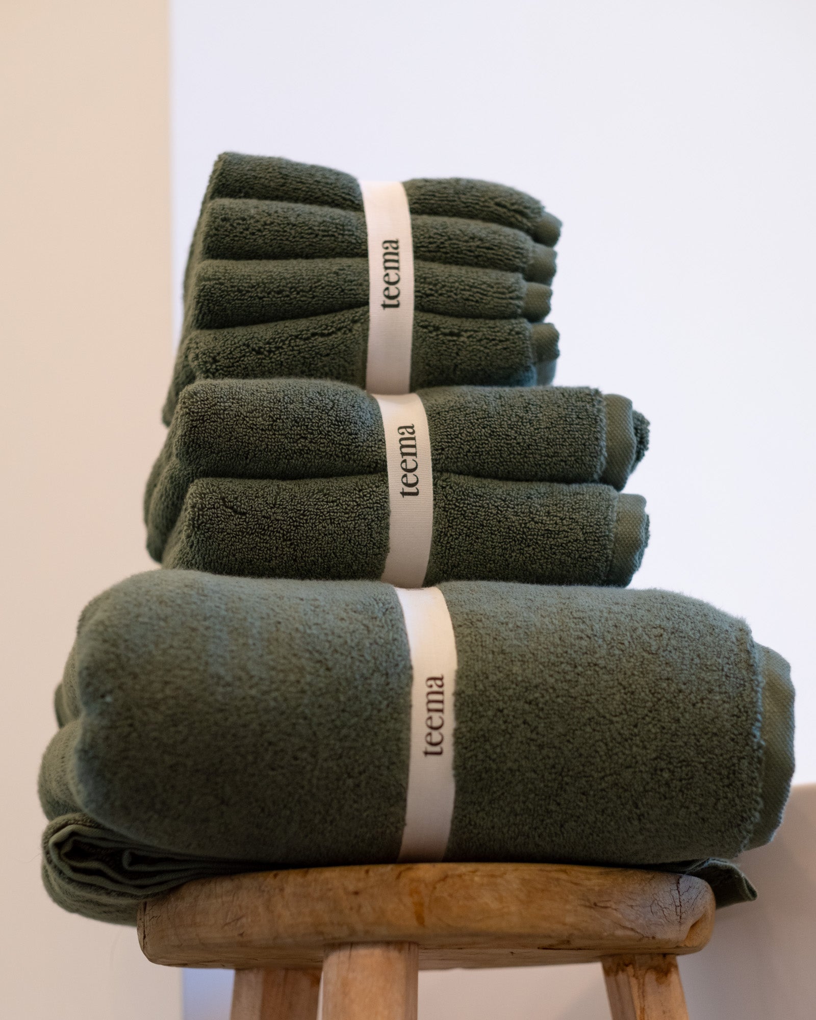 Luxe Bath Towels in Jade