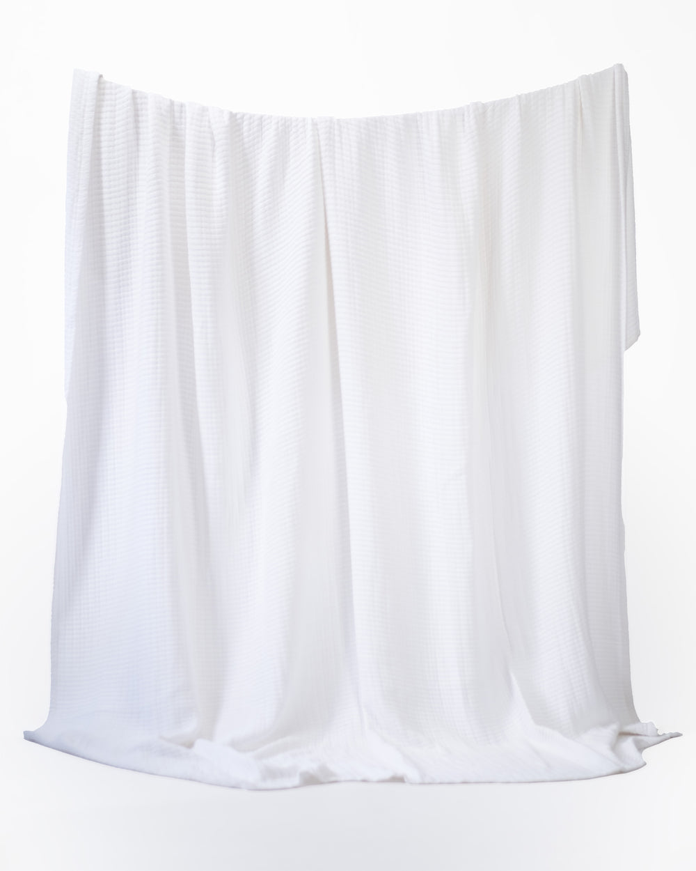 The Stitched Cotton Quilt in White