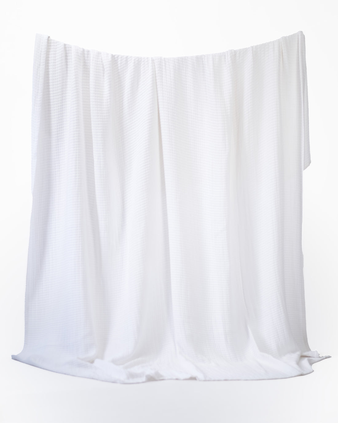 The Stitched Cotton Quilt in White
