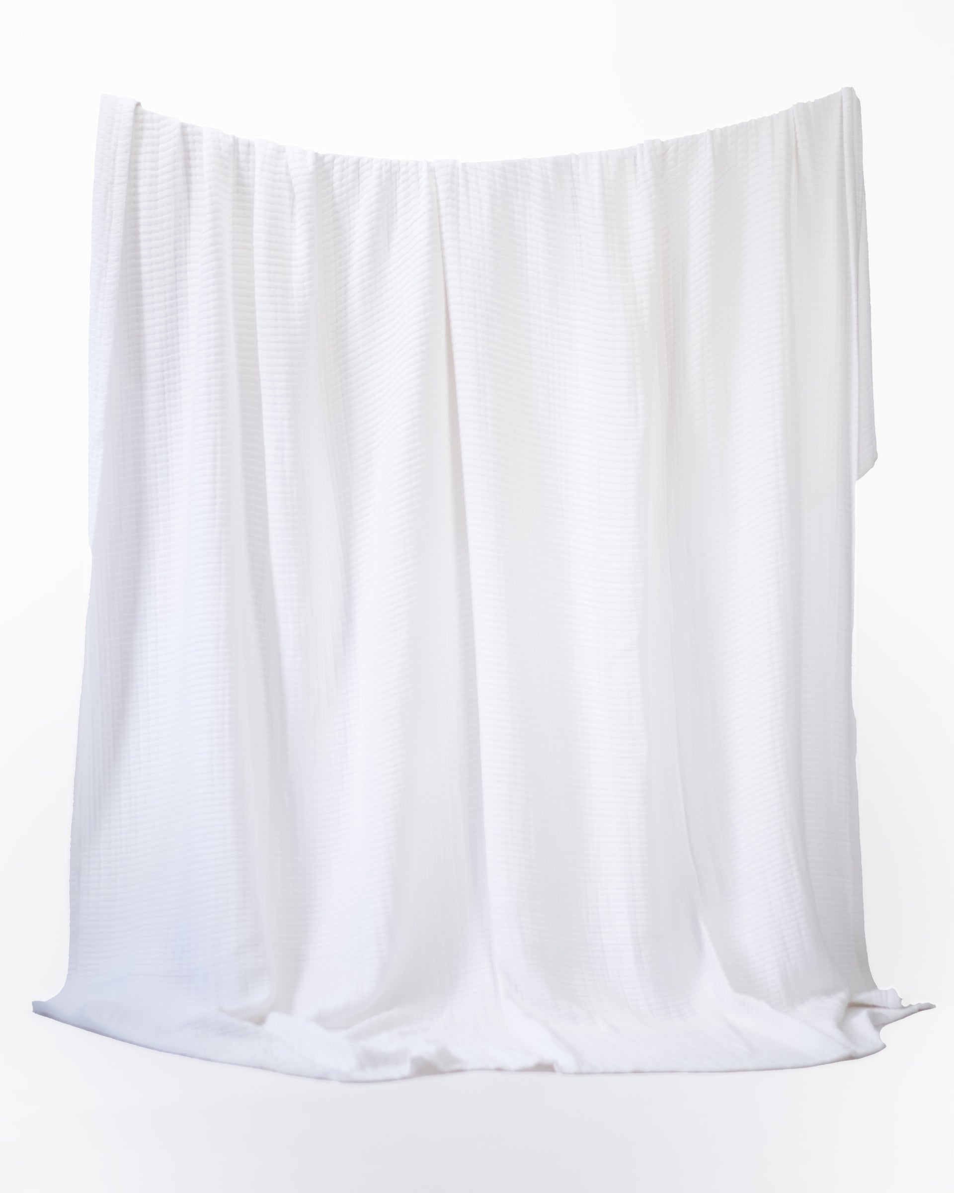 The Stitched Cotton Quilt in White