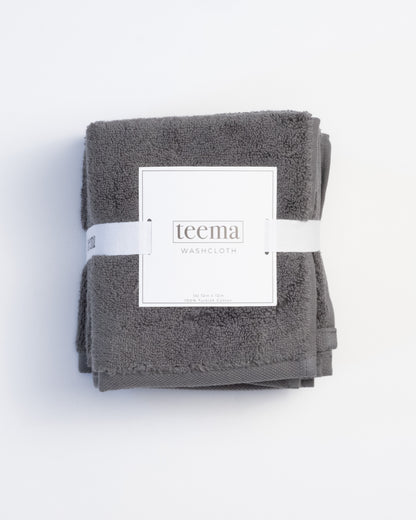 Luxe Bath Towels in Charcoal