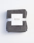 The Luxe Washcloths in Charcoal