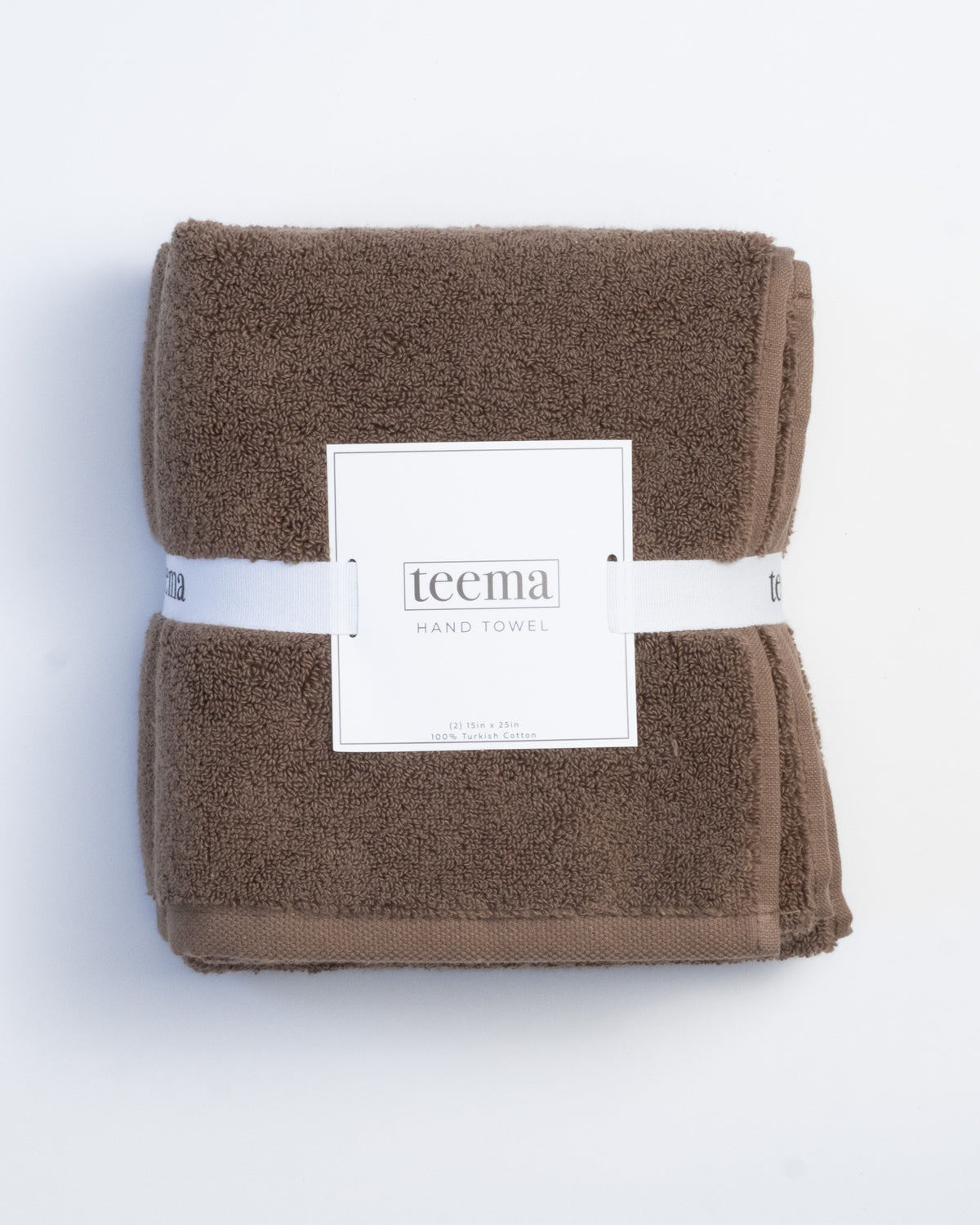 The Luxe Hand Towels in Chocolate