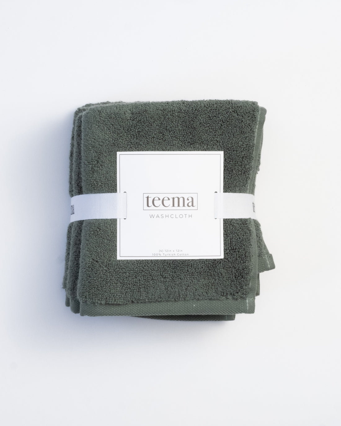 The Luxe Washcloths in Jade