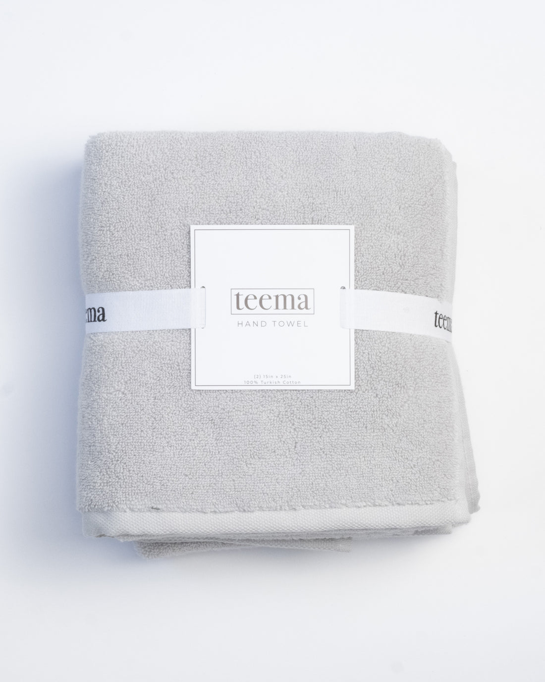 The Luxe Hand Towels in Stone