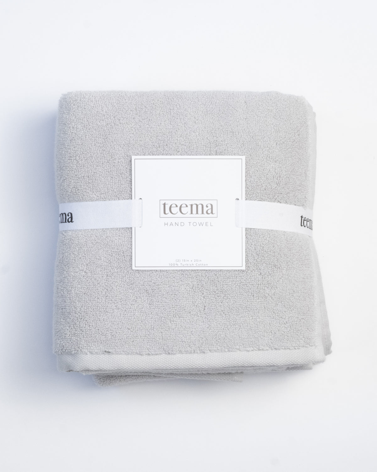 The Luxe Hand Towels in Stone