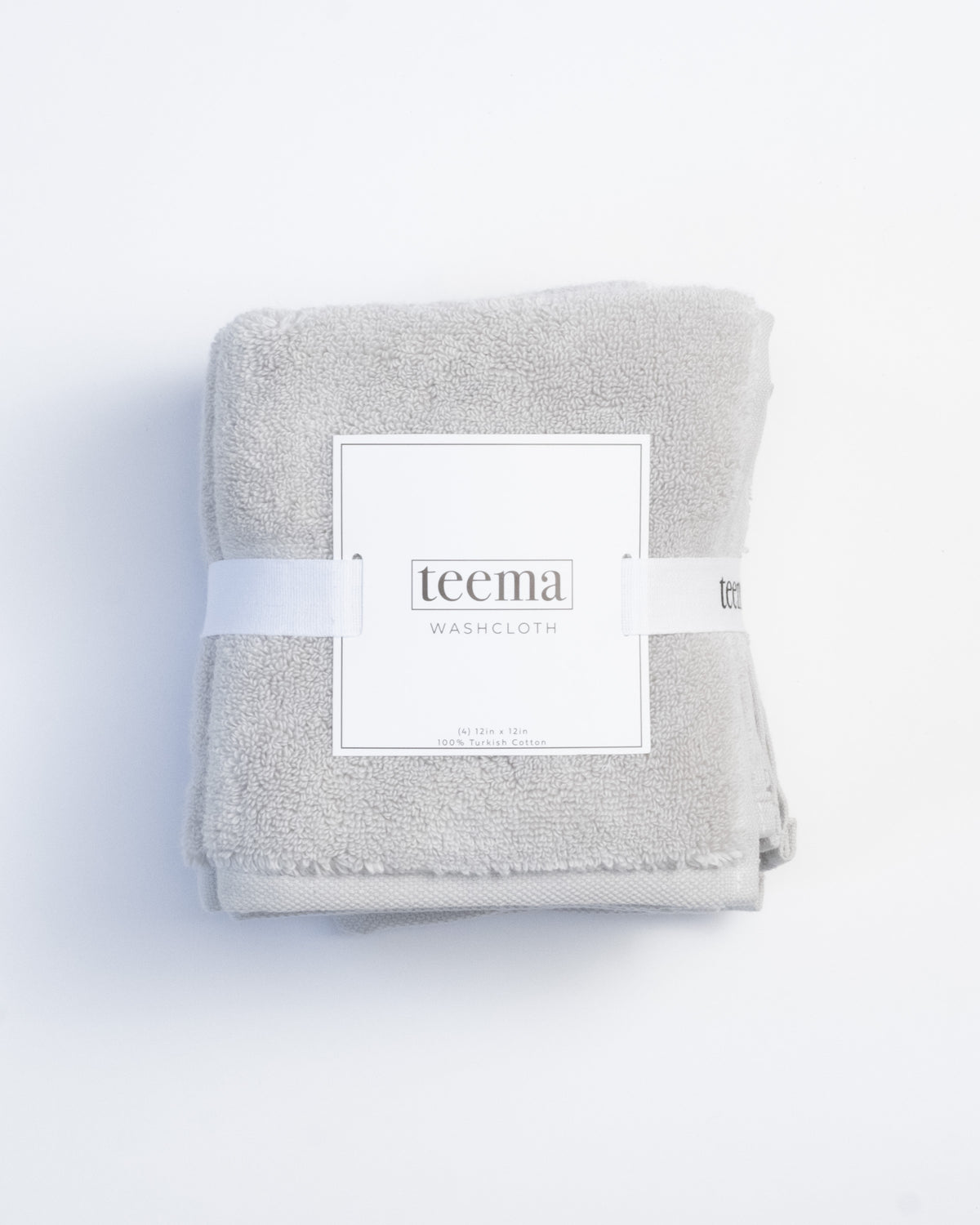 The Luxe Washcloths in Stone