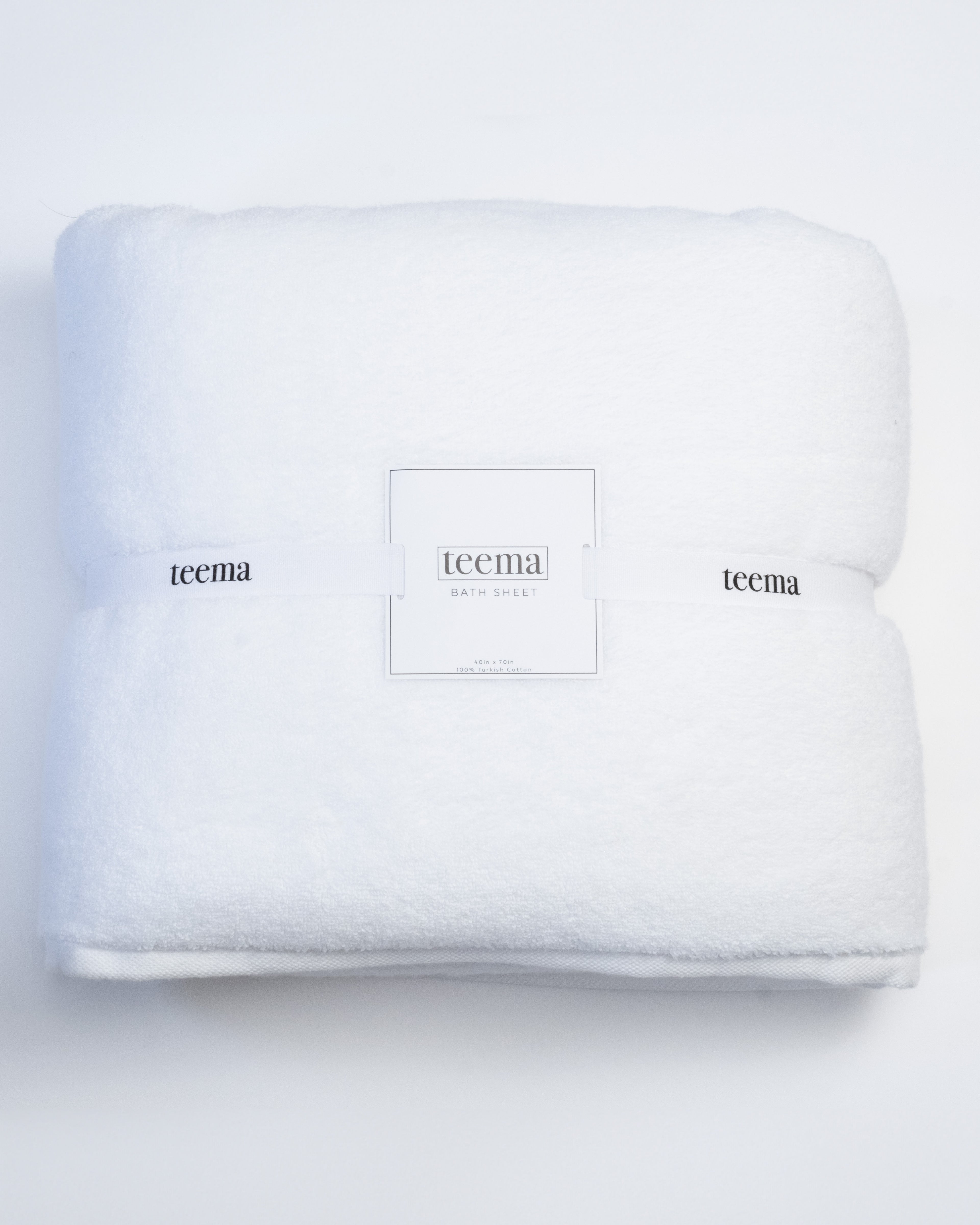 Luxe Bath Towels in White