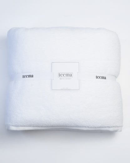 Luxe Bath Towels in White