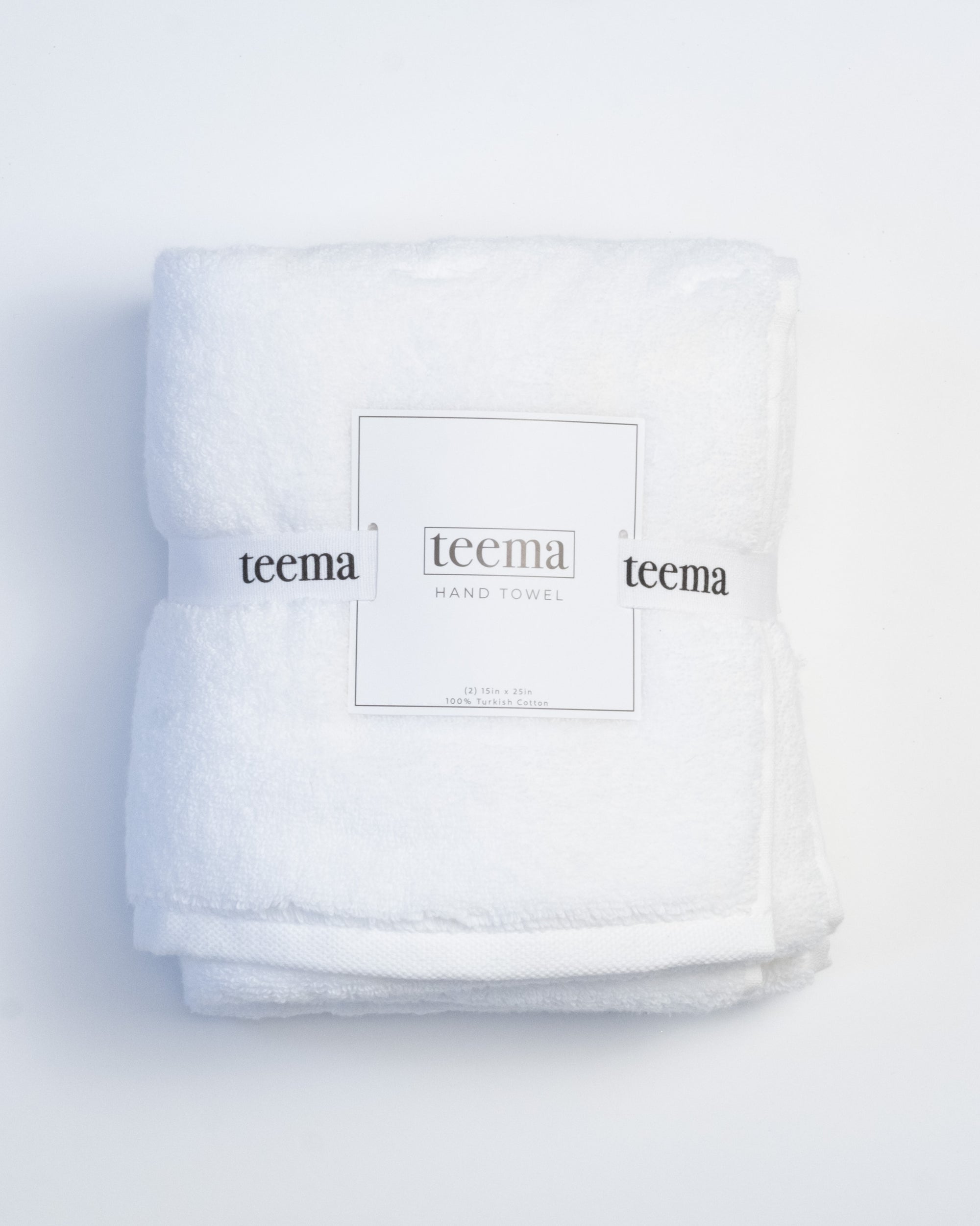 Luxe Turkish Cotton Bath Towels in White