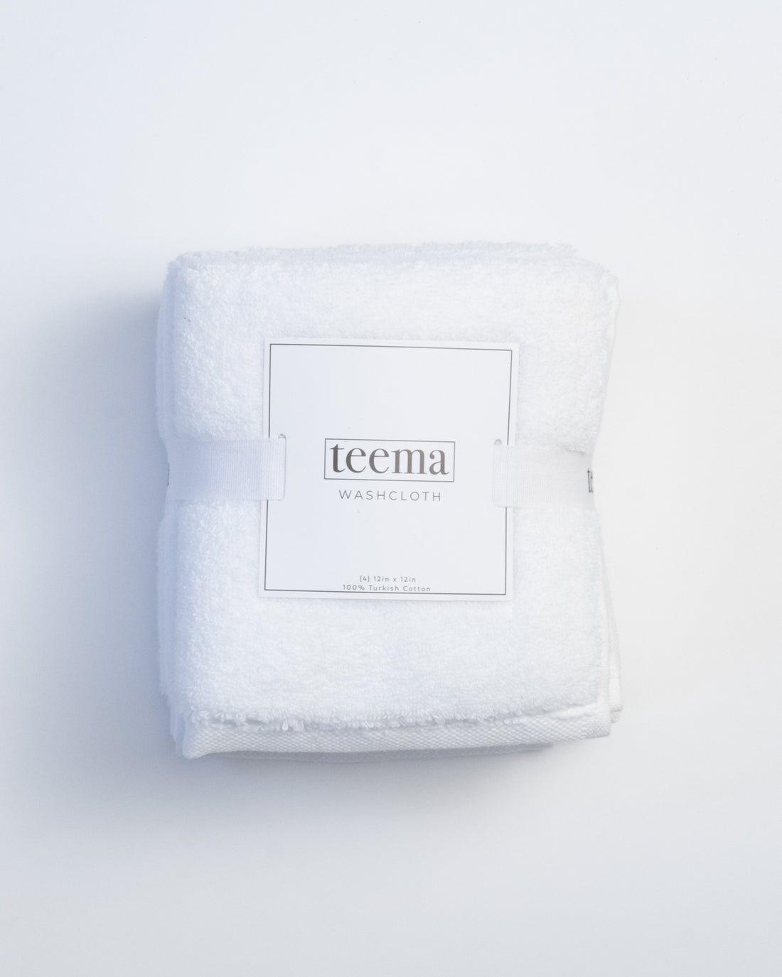 The Luxe Washcloths in White