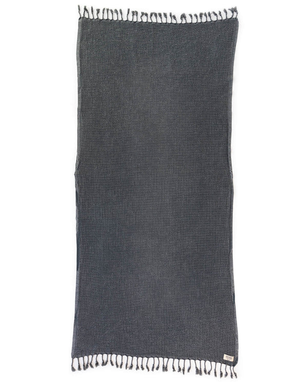 Waffle Towel Charcoal