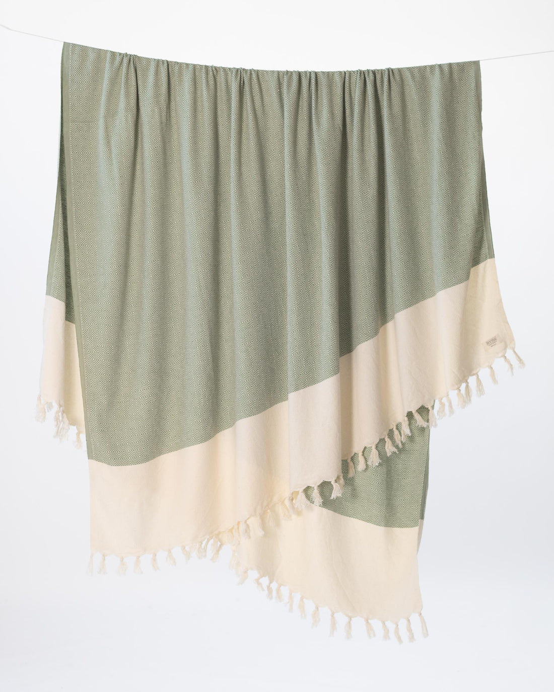 The Hamptons Blanket in Olive