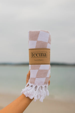 The Aqua Checkmate - Teema Towels